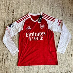 Adidas 25/26 Arsenal Home Slim EPL PATCH Long Sleeve SAKA Jersey Away Third Home